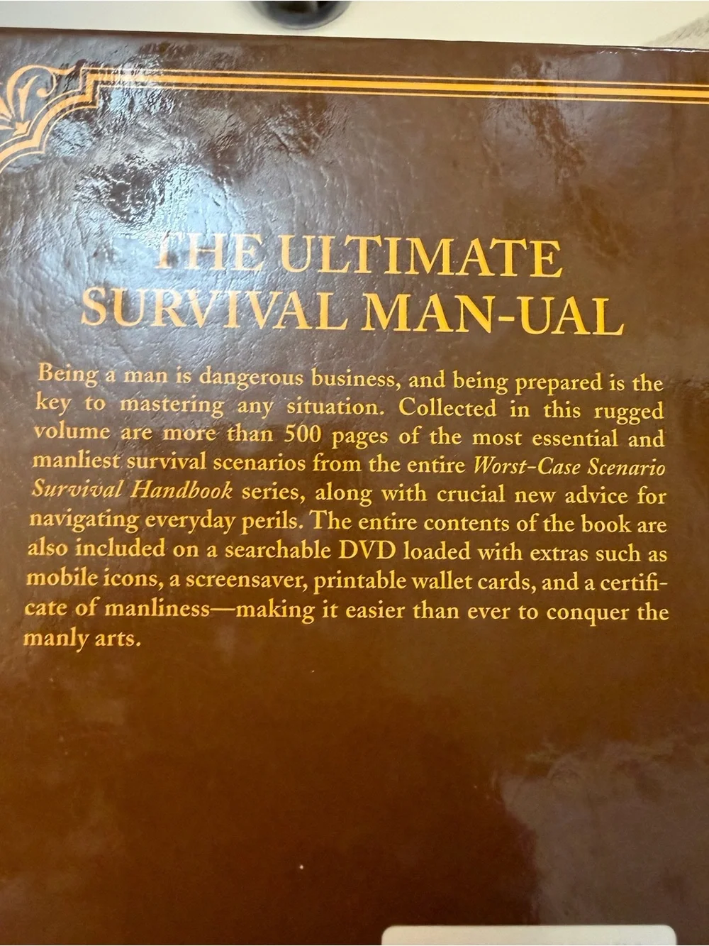 MAN SKILLS WORST CASE SCENARIO The Ultimate Survival Man-ual Hardback Book